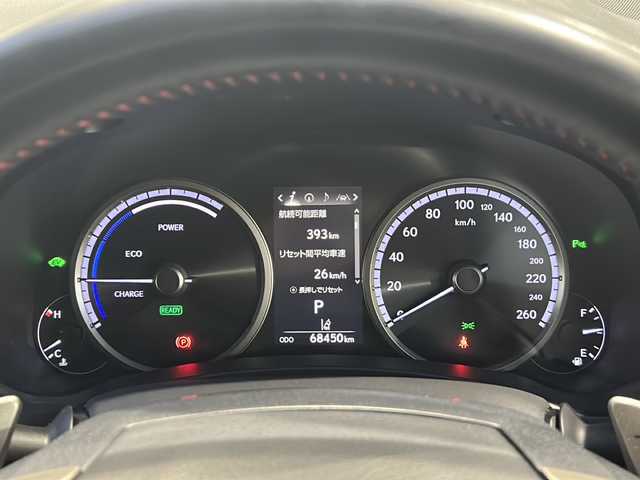 レクサス ＮＸ 300h Fスポーツ 静岡県 2018(平30)年 6.9万km グラファイトブラックガラスフレーク 純正ナビ/・AM/FM/・CD/DVD/・サウンドライブラリ/・SD/・USB/・Bluetooth/・Miracast/・AUX/・フルセグTV/主要装備/・サンルーフ/・ルーフレール/・全方位カメラ/・ブラインドスポットモニター/・３眼ＬＥＤヘッドライト/・ワイヤレス充電/・純正１８インチアルミ/・レーダー探知機/・レーダークルーズコントロール/・ドライブレコーダー/・ヘッドアップディスプレイ/・プリクラッシュセーフティ/・運転席+助手席シートヒーター/・運転席+助手席ベンチレーション/・パワーバックドア/・オートハイビーム/・ステアリングヒーター
