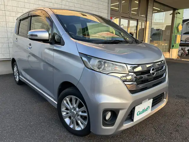 日産 デイズ ハイウェイスターX 埼玉県 2014(平26)年 7.9万km クールシルバー 純正ナビ（CD、DVD、BT、AMFM）/バックカメラ/前方ドライブレコーダー/プッシュスタート/スマートキー/ドアバイザー/アイドリングストップ/保証書/車両/ナビ取扱説明書