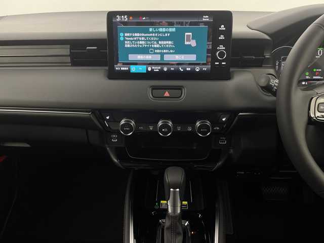 ホンダ ヴェゼル ハイブリッド e:HEV Z 新潟県 2025(令7)年 0.1千km クリスタルブラックパール ホンダセンシング/純正ナビ/　Bluetooth/フルセグTV/AndroidAuto/AppleCarPlay/バックカメラ/パワーバックドア/レーダークルーズコントロール/LEDオートライト/ハーフレザーシート/シートヒーター/純正18インチアルミホイール/パドルシフト/ブラインドスポットモニター/シーケンシャルウィンカー/ワイヤレス充電器/ステアリングヒーター