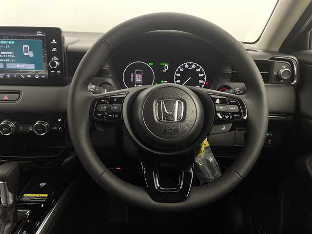 ホンダ ヴェゼル ハイブリッド e:HEV Z 新潟県 2025(令7)年 0.1千km クリスタルブラックパール ホンダセンシング/純正ナビ/　Bluetooth/フルセグTV/AndroidAuto/AppleCarPlay/バックカメラ/パワーバックドア/レーダークルーズコントロール/LEDオートライト/ハーフレザーシート/シートヒーター/純正18インチアルミホイール/パドルシフト/ブラインドスポットモニター/シーケンシャルウィンカー/ワイヤレス充電器/ステアリングヒーター