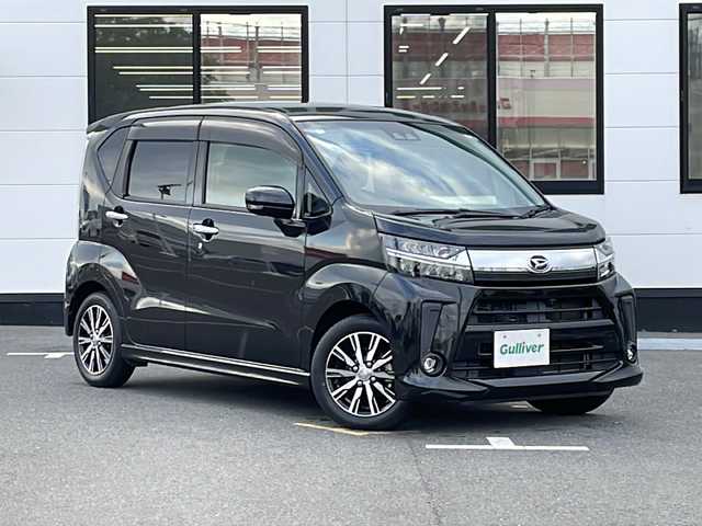 ダイハツ ムーヴ カスタム X LTD SAⅢ 山口県 2020(令2)年 2.5万km ブラックマイカメタリック 純正ディスプレイオーディオ　【DUK-W69D】/・Bluetooth接続/・アラウンドビューモニター/・CD/DVD/・スマホ連携(HDMI入力)/スマートアシスト/・衝突警報機能/・ブレーキ制御付誤発進抑制機能/・車線逸脱警報機能/・ふらつき警報/・先行車発進お知らせ機能/・標識認識機能/・レーンキープコントロール/・アイドリングストップ/・コーナーセンサー/マルチインフォメーションディスプレイ/ステアリングリモコン/USB入力端子/LEDオートライト/LEDフォグランプ/オートハイビーム/後席ISOFIXシート/分割可倒式リアシート/UVカットプライバシーガラス/WSRSエアバッグ/運転席シートリフター/後席シートスライド機構/ベンチシート/アームレスト/シートヒーター/スマートキー/イモビライザー/プッシュスタート/純正フロアマット/純正14インチアルミホイール/純正ドアバイザー/ウィンカーミラー/ロック連動自動開閉ドアミラー/取り扱い説明書/保証書