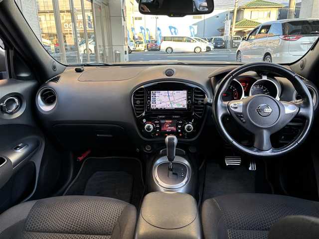 日産 ジューク 16GT ドレスアップ 大阪府 2018(平30)年 6.4万km プレミアムサンフレアオレンジ/ダークメタルグレー 2トーン ワンオーナー/SDナビ フルセグTV CD DVD BT/アラウンドビューモニター/HIDオートヘッドライト/フォグライト/ターボ車/スマートキー 2個/ETC/衝突被害軽減ブレーキ/レーンアシスト/横滑り防止/ステアリングリモコン/W サイド カーテン エアバッグ/保証書 取説 ナビ取説/禁煙車