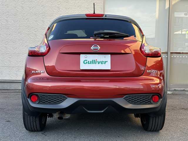 日産 ジューク 16GT ドレスアップ 大阪府 2018(平30)年 6.4万km プレミアムサンフレアオレンジ/ダークメタルグレー 2トーン ワンオーナー/SDナビ フルセグTV CD DVD BT/アラウンドビューモニター/HIDオートヘッドライト/フォグライト/ターボ車/スマートキー 2個/ETC/衝突被害軽減ブレーキ/レーンアシスト/横滑り防止/ステアリングリモコン/W サイド カーテン エアバッグ/保証書 取説 ナビ取説/禁煙車
