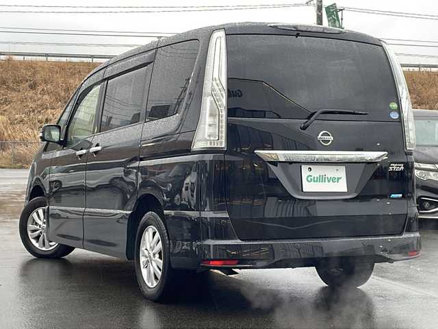 日産 セレナ ハイウェイスター Vセレ+SaftyⅡ 青森県 2015(平27)年 9.9万km ダイヤモンドブラック ・4WD/・純正SDナビ/・DVD/BT/フルセグTV/・両側パワースライドドア/・衝突被害軽減ブレーキ/・クルーズコントロール/・レーンキープアシスト/・横滑り防止装置/・前後コーナーセンサー/・アラウンドビューモニター/・オートライト/・LEDヘッドライト/・LEDフォグランプ/・純正AW15インチ/・ETC/・アイドリングストップ/・スマートキー