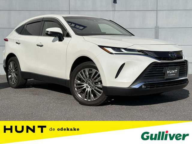 トヨタ ハリアー Z レザーパッケージ 千葉県 2021(令3)年 3万km ホワイトパールクリスタルシャイン 純正12.3インチナビ/JBLプレミアムサウンドシステム/フルセグTV/USB/Bluetooth/AppleCarPlay/AndroidAuto/ビルトインETC/バックカメラ/デジタルインナーミラー/ヘッドアップディスプレイ/ステアリングスイッチ/ステアリングヒーター/純正LEDヘッドライト/オートライト/オートハイビーム/フォグランプ/オートミラー/ウインカーミラー/ブラインドスポットモニター/D+N席パワーシート/D席メモリーシート/D+N席シートベンチレーション/純正アルミホイール/純正フロアマット