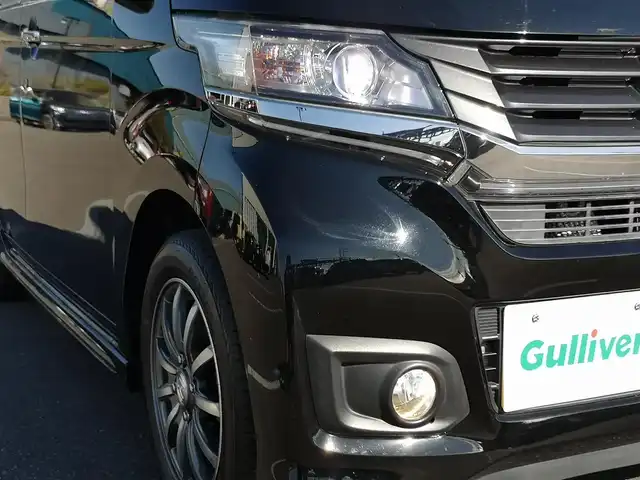 ホンダ Ｎ ＷＧＮ カスタム G Lパッケージ 茨城県 2015(平27)年 2.9万km スマートブラック 純正ディスプレイオーディオ/【AM・FM・CD・1セグTV・iPod・USB】/クルコン/Bカメラ/オートエアコン/オートライト/Fフォグ/キセノンライト/電格ミラー/ウインカーミラー/ドアバイザー/純正フロアマット/純正アルミホイール