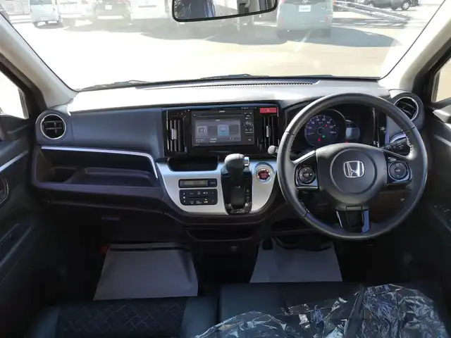 ホンダ Ｎ ＷＧＮ カスタム G Lパッケージ 茨城県 2015(平27)年 2.9万km スマートブラック 純正ディスプレイオーディオ/【AM・FM・CD・1セグTV・iPod・USB】/クルコン/Bカメラ/オートエアコン/オートライト/Fフォグ/キセノンライト/電格ミラー/ウインカーミラー/ドアバイザー/純正フロアマット/純正アルミホイール