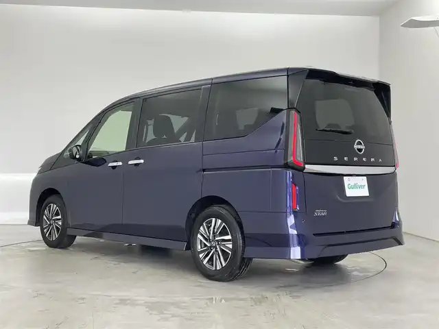 日産 セレナ ハイウェイスター V 埼玉県 2024(令6)年 0.1万km未満 アズライトブルー プロパイロット/アラウンドビューモニター/ACC/BSM/インテリジェントルームミラー/コーナーセンサー/両側パワースライドドア/メーカー12.3インチナビ/　フルセグTV/BT/HDMI/Apps/USB/置くだけ充電/パドルシフト/AUTOHOLD/AUTOライト/ETC2.0/スペアキー
