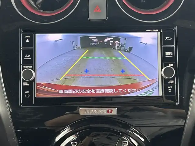 日産 ノート e－パワー ニスモ 愛知県 2018(平30)年 4.3万km ガーネットレッド 純正7インチナビ/（CD/DVD/Bluetooth/フルセグTV）/バックカメラ/エマージェンシーブレーキ/レーンキープアシスト/ETC/ドライブレコーダー/アイドリングストップ/横滑り防止装置/プッシュスタート/スマートキー/スペアキー/純正アルミホイール/純正フロアマット