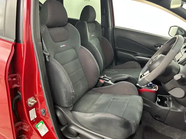 日産 ノート e－パワー ニスモ 愛知県 2018(平30)年 4.3万km ガーネットレッド 純正7インチナビ/（CD/DVD/Bluetooth/フルセグTV）/バックカメラ/エマージェンシーブレーキ/レーンキープアシスト/ETC/ドライブレコーダー/アイドリングストップ/横滑り防止装置/プッシュスタート/スマートキー/スペアキー/純正アルミホイール/純正フロアマット