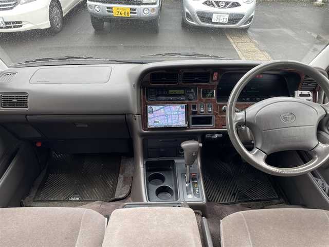 トヨタ ハイエース スーパーカスタム LTD 島根県 1996(平8)年 20万km フランクセンマイカM/ライトグライジュM メモリナビ/CD・DVD・ラジオ/フルセグテレビ/キャプテンシート/サンルーフ/ドアバイザー/フロアマット/ETC