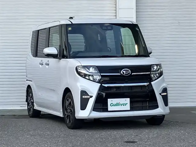 ダイハツ タント カスタム X 高知県 2019(令1)年 4万km シャイニングホワイトパール メモリナビ/バックカメラ/ETC/スマートキー/Bluetooth接続/CD/純正フロアマット/オートマチックハイビーム/LEDヘッドライト/横滑り防止装置/レーンキープアシスト/衝突被害軽減システム/プッシュスタート/地デジ