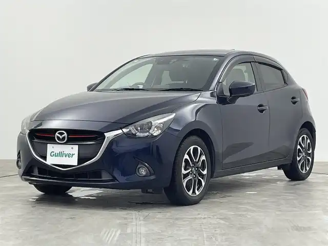 マツダ デミオ XD ツーリング 群馬県 2014(平26)年 2.9万km ディープクリスタルブルーマイカ 純正ナビ　Ｂカメラ　衝突軽減　クルコン　パドルシフト　ドラレコ　ＥＴＣ　Ｂｌｕｅｔｏｏｔｈ　ワンセグ　ＬＥＤ　オートライト　横滑り防止　純正ＡＷ　スタッドレスタイヤ積載　ステアリングスイッチ　禁煙車