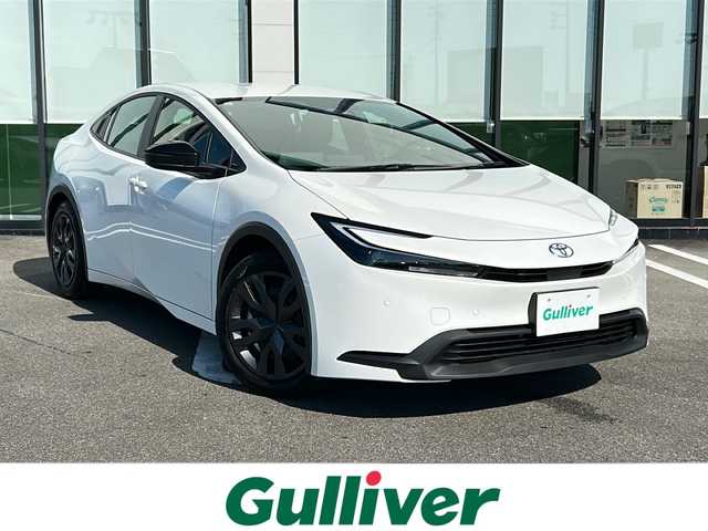 トヨタ プリウス X 岐阜県 2024(令6)年 0.6万km スーパーホワイトⅡ 登録時走行距離5891km/12.3インチSDナビ /フルセグTV /バックカメラ /ETC2.0 /100V充電 /LEDライト /オートライト /オートマチックハイビーム /寒冷地仕様 /スペアタイヤ /スマートキー /スペアキー /プッシュスタート/クルーズコントロール/Bluetooth接続/アイドリングストップ/レーンキープアシスト/横滑り防止装置/盗難防止装置