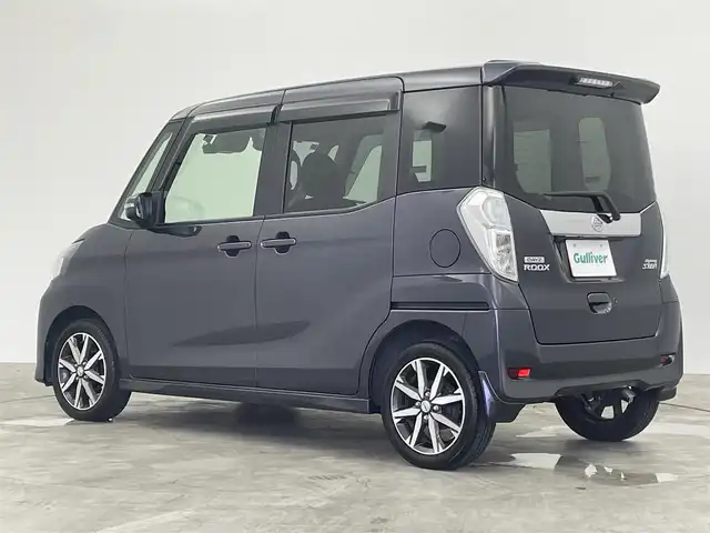 日産 デイズ ルークス ハイウェイスター Gターボ 群馬県 2018(平30)年 3.3万km プレミアムパープルP 純正７型ナビ（フルセグ/SD/CD/DVD)/全方位カメラ　エマージェンシーブレーキ　クルーズコントロール　オートハイビーム　両側パワスラ　前後ドラレコ　ＥＴＣ　ＬＥＤヘッド　フォグランプ　スマートキー　プッシュスタート　純正アルミホイール　禁煙車