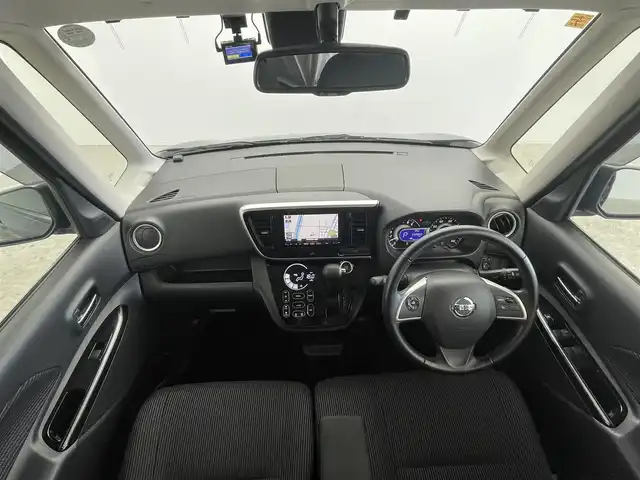 日産 デイズ ルークス ハイウェイスター Gターボ 群馬県 2018(平30)年 3.3万km プレミアムパープルP 純正７型ナビ（フルセグ/SD/CD/DVD)/全方位カメラ　エマージェンシーブレーキ　クルーズコントロール　オートハイビーム　両側パワスラ　前後ドラレコ　ＥＴＣ　ＬＥＤヘッド　フォグランプ　スマートキー　プッシュスタート　純正アルミホイール　禁煙車