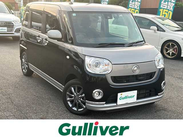 ダイハツ ムーヴ キャンバス G メイクアッフ SA Ⅱ 愛知県 2017(平29)年 5.6万km スムースグレーマイカメタリック/ブラックマイカメタリック 2トーン /禁煙車//純正ナビ・フルセグTV/　(NMZM-W67D)//ETC//全方位カメラ//ドライブレコーダー//電動格納ミラー//ステアリングスイッチ//純正14インチアルミ//LEDオートライト//両側パワースライドドア//ステアリングスイッチ//コーナーセンサー//プッシュスタート//純正フロアマット//取扱説明書//スペアキー