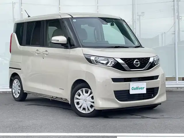日産 ルークス X 神奈川県 2020(令2)年 2.8万km フローズンバニラパール 純正9インチナビ/Bluetooth/DVD/CD/バックカメラ/全周囲カメラ/両側パワースライドドア/前後ドライブレコーダー/ウィンカーミラー/サーキュレーター/サンシェード/スペアキー