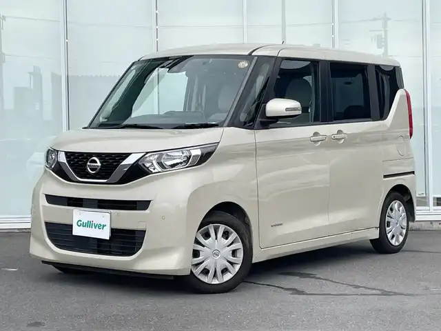 日産 ルークス X 神奈川県 2020(令2)年 2.8万km フローズンバニラパール 純正9インチナビ/Bluetooth/DVD/CD/バックカメラ/全周囲カメラ/両側パワースライドドア/前後ドライブレコーダー/ウィンカーミラー/サーキュレーター/サンシェード/スペアキー