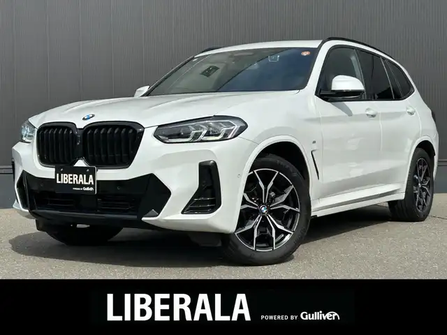 ＢＭＷ ＢＭＷ Ｘ３ xDrive20d Mスポーツ 道東・釧路十勝 2022(令4)年 2.7万km ミネラルホワイト ４WD/電動パノラマ・ガラス・サンルーフ/BMWライブ・コックピット：/　　12.3インチ マルチ・ディスプレイ・メーター・パネル/　　12.3インチワイド・コントロール・ディスプレイ（タッチ・パネル機能付）/　　 HDDナビゲーション・システム（VICS 3メディア対応）/360°ビューカメラ/ミラーETC/純正ドライブレコーダー/レーダー探知機/ドライビング・アシスト・プロフェッショナル/アクティブクルーズコントロール/レーンキーピングアシスト/パーキングアシストプラス/ヴァーネスカ・レザー・シート/フロントパワーシート/全席シートヒーター/ステアリングヒーター/3ゾーン・オートマチック・エア・コンディショナー/パワーバックドア/純正17インチAW/純正フロアマット/保証書