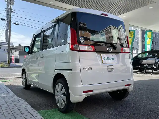 マツダ フレアワゴン XS 高知県 2015(平27)年 6.4万km ホワイトパール 社外７インチナビ/・フルセグＴＶ/。Ｂｌｕｅｔｏｏｔｈオーディオ/・ＣＤ／ＤＶＤ/ＥＴＣ/両側パワースライドドア/衝突被害軽減ブレーキ/オートライト/ワンオーナー/純正フロアマット