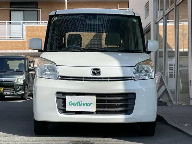 マツダ フレアワゴン XS 高知県 2015(平27)年 6.4万km ホワイトパール 社外７インチナビ/・フルセグＴＶ/。Ｂｌｕｅｔｏｏｔｈオーディオ/・ＣＤ／ＤＶＤ/ＥＴＣ/両側パワースライドドア/衝突被害軽減ブレーキ/オートライト/ワンオーナー/純正フロアマット