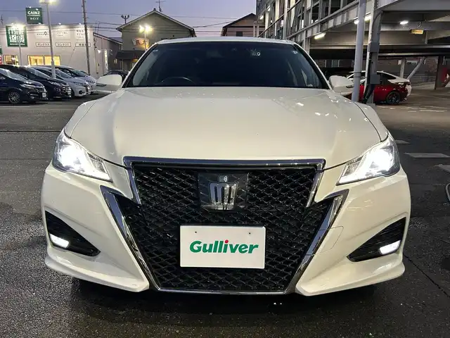 トヨタ クラウン アスリート S-T 静岡県 2017(平29)年 3.1万km ホワイトパールクリスタルシャイン 純正ナビ