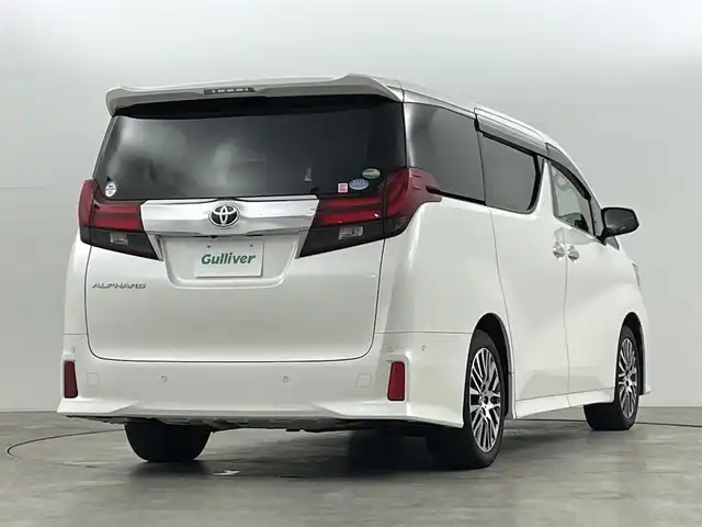 トヨタ アルファード S Cパッケージ 福島県 2017(平29)年 3.7万km ホワイトパールクリスタルシャイン トヨタセーフティセンス/・衝突軽減/・車線逸脱防止機能/・オートハイビーム/・クリアランスソナー/・コーナリングランプ/サンルーフ/フリップダウンモニター/JBLサウンド/純正10インチディスプレイオーディオ/・フルセグ/TV/BT/SD/AUX/CD/DVD/USB/FM/AM/バックカメラ/両側パワースライドドア/追従走行付きクルーズコントロール/LEDオートライト/・フォグライト/3列シート/・パワーシート/・オットマン/・ハーフレザー/・ロールサンシェード/純正アルミホイール付きサマータイヤ/ドライブレコーダー/ETC/電子パーキング/・オートブレーキホールド/純正フロアマット/純正ドアバイザー/ウィンカーミラー/・オートミラー/・フェンダーミラー/MTモード付AT/プッシュスタート/・スマートキー/・スペアキー