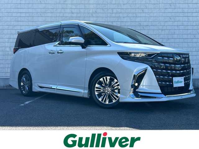 トヨタ アルファード Z 大阪府 2024(令6)年 1.7万km プラチナホワイトパールマイカ ナビ　/フルセグ　/Bluetooth　/ＨＤＭＩ/全方位カメラ　/パノラマルーフ（ＯＰ）/フリップダウンモニター　（ＯＰ）/デジタルインナーミラー　（ＯＰ）/ブラインドスポットモニター（ＯＰ）　/ヘッドアップディスプレイ　（ＯＰ）/スペアタイヤ　（ＯＰ）/モデリスタエアロ　（ＯＰ）/純正シグネチャーイルミブレード（ＯＰ）/AC100V/両側パワースライド/パワーバックドア/レザーシート　/シートヒーター（前席・2列目）/エアーシート（前席・2列目）/ビルトイン2.0ＥＴＣ　（ＯＰ）