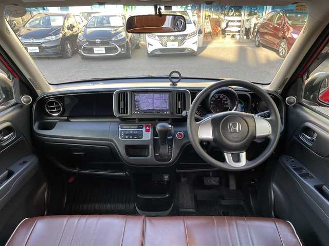 ホンダ Ｎ ＯＮＥ G Lパッケージ 岡山県 2013(平25)年 18.2万km ミラノレッド 登録時走行距離181788km/社外SDナビ/(AM/FM/DISC/TV/BT)/ETC/アイドリングストップ/社外サウンド/(carrozzeria)/プッシュスタート/スマートキー/スペアキー/純正14インチアルミホイール/シートカバー/パワーウィンドウ/パワーステアリング/キセノンヘッドライト