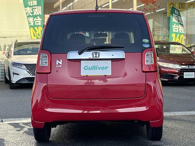 ホンダ Ｎ ＯＮＥ G Lパッケージ 岡山県 2013(平25)年 18.2万km ミラノレッド 登録時走行距離181788km/社外SDナビ/(AM/FM/DISC/TV/BT)/ETC/アイドリングストップ/社外サウンド/(carrozzeria)/プッシュスタート/スマートキー/スペアキー/純正14インチアルミホイール/シートカバー/パワーウィンドウ/パワーステアリング/キセノンヘッドライト