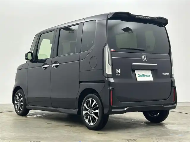 ホンダ Ｎ ＢＯＸ カスタム 岡山県 2023(令5)年 0.2万km トワイライトミストブラックパール 純正9インチホンダコネクトナビ/LXU-242NBi/地デジ/Bluetooth/CD/DVD/カープレイ/マルチビューカメラ/両側パワースライドドア/シートヒーター/ホンダセンシング/アダプティブクルーズコントロール/LEDヘッドライト/プッシュスタート/スマートキー/純正前後ドラレコ/純正14インチアルミホイール/オートホールド/純正フロアマット/踏み間違え防止/オートライト