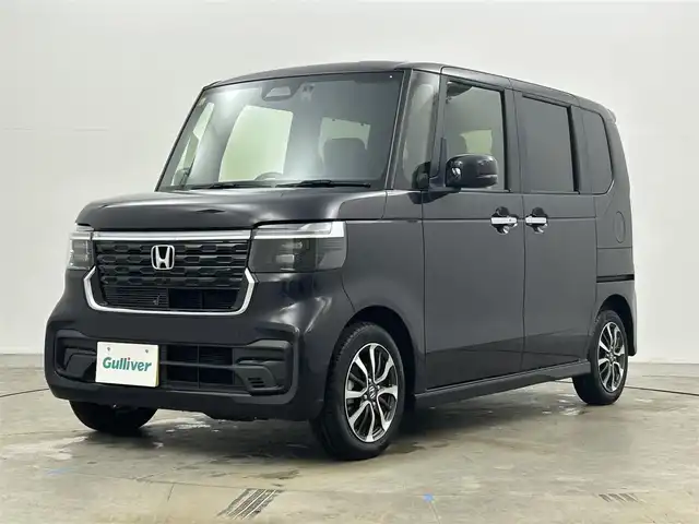 ホンダ Ｎ ＢＯＸ カスタム 岡山県 2023(令5)年 0.2万km トワイライトミストブラックパール 純正9インチホンダコネクトナビ/LXU-242NBi/地デジ/Bluetooth/CD/DVD/カープレイ/マルチビューカメラ/両側パワースライドドア/シートヒーター/ホンダセンシング/アダプティブクルーズコントロール/LEDヘッドライト/プッシュスタート/スマートキー/純正前後ドラレコ/純正14インチアルミホイール/オートホールド/純正フロアマット/踏み間違え防止/オートライト