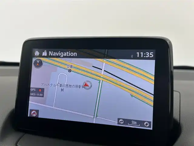 マツダ デミオ 15Sツーリング 千葉県 2019(平31)年 4.9万km ダイナミックブルーマイカ 禁煙車/純正ナビ/フルセグＴＶ/CD＆DVD/スマートシティブレーキサポート/ブラインドスポットモニター/レーンキープアシスト/シートヒーター/全方位カメラ　/ヘッドアップディスプレイ/ＥＴＣ　/電動格納サイドミラー　/前後コーナーセンサー/シートリフター　/ＬＥＤヘッドライト　/フォグランプ/アイドリングストップ/ウィンカーミラー/プッシュスタート/ISOFIX