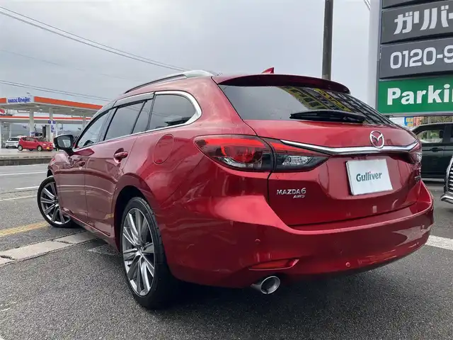 マツダ マツダ６ワゴン XD Lパッケージ 広島県 2019(令1)年 4.4万km ソウルレッドクリスタルM スマートブレーキサポート/マツダコネクトナビ/360度モニター/ホワイトレザーシート/4WD車/シートヒーター（運転席・助手席）/ベンチレーションシート（運転席・助手席）/パワーシート（運転席・助手席）/フルセグTV/Bluetooth/ステアリングヒーター/レーダークルーズ/ヘッドアップディスプレイ/ブラインドスポットモニタリング/レーンキープアシスト/ルーフレール/新車保証書/取扱説明書/スペアキー