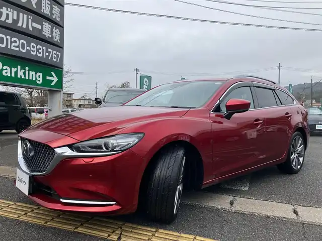 マツダ マツダ６ワゴン XD Lパッケージ 広島県 2019(令1)年 4.4万km ソウルレッドクリスタルM スマートブレーキサポート/マツダコネクトナビ/360度モニター/ホワイトレザーシート/4WD車/シートヒーター（運転席・助手席）/ベンチレーションシート（運転席・助手席）/パワーシート（運転席・助手席）/フルセグTV/Bluetooth/ステアリングヒーター/レーダークルーズ/ヘッドアップディスプレイ/ブラインドスポットモニタリング/レーンキープアシスト/ルーフレール/新車保証書/取扱説明書/スペアキー