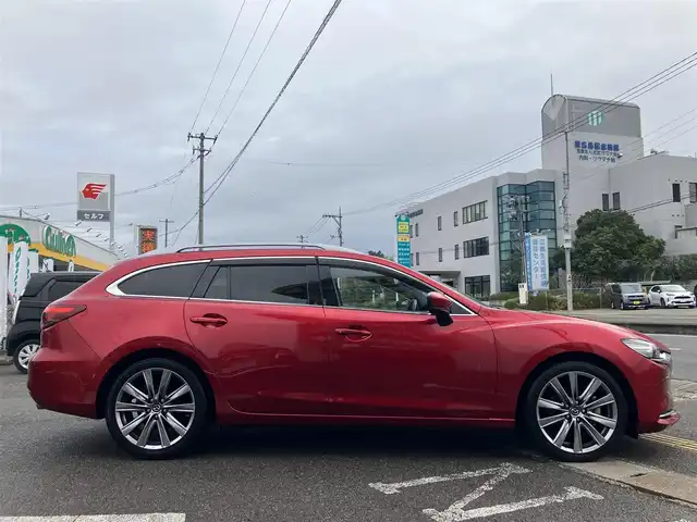 マツダ マツダ６ワゴン XD Lパッケージ 広島県 2019(令1)年 4.4万km ソウルレッドクリスタルM スマートブレーキサポート/マツダコネクトナビ/360度モニター/ホワイトレザーシート/4WD車/シートヒーター（運転席・助手席）/ベンチレーションシート（運転席・助手席）/パワーシート（運転席・助手席）/フルセグTV/Bluetooth/ステアリングヒーター/レーダークルーズ/ヘッドアップディスプレイ/ブラインドスポットモニタリング/レーンキープアシスト/ルーフレール/新車保証書/取扱説明書/スペアキー