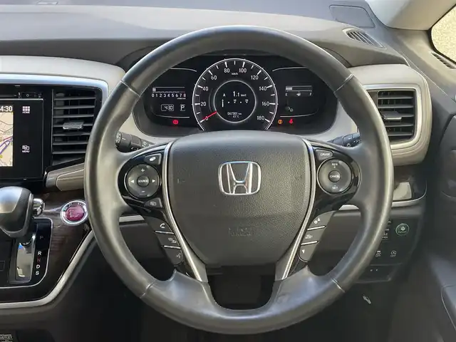 ホンダ オデッセイ G EX 岐阜県 2013(平25)年 6.8万km クリスタルブラックパール (株)IDOMが運営する【じしゃロン多治見店】の自社ローン専用車両になります。こちらは現金またはオートローンご利用時の価格です。自社ローンご希望の方は別途その旨お申付け下さい。/純正ナビ/　（Bluetooth/DVD/フルセグ）/両側パワースライドドア/純正フリップダウンモニター/クルーズコントロール/衝突軽減ブレーキ/ブラインドスポットモニター/アイドリングストップ/オートライト/フォグランプ/バックカメラ/ETC