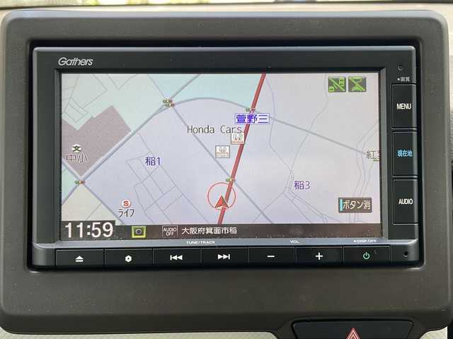ホンダ Ｎ ＷＧＮ L ホンダセンシング 大阪府 2022(令4)年 4.4万km ルナシルバーM 純正メモリナビ（VXM-225Ci）/・CD/FM/AM/Bluetooth/ETC/前後ドライブレコーダー/バックカメラ/衝突軽減ブレーキ/レーンキープアシスト/クルーズコントロール/ステアリングリモコン/LEDヘッドライト/オートライト/オートエアコン/スマートキー×2/プッシュスタート/USBジャック/12V電源/純正フロアマット/取扱説明書/ナビ取扱説明書/保証書