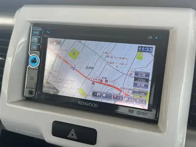 スズキ ハスラー G 茨城県 2014(平26)年 8万km パールホワイト 社外ナビ/ワンセグ/ETC/運転席シートヒーター/レーダーブレーキ/電動格納ミラー/スマートキー/ABS/取扱説明書/新車時保証書/スペアキー×1