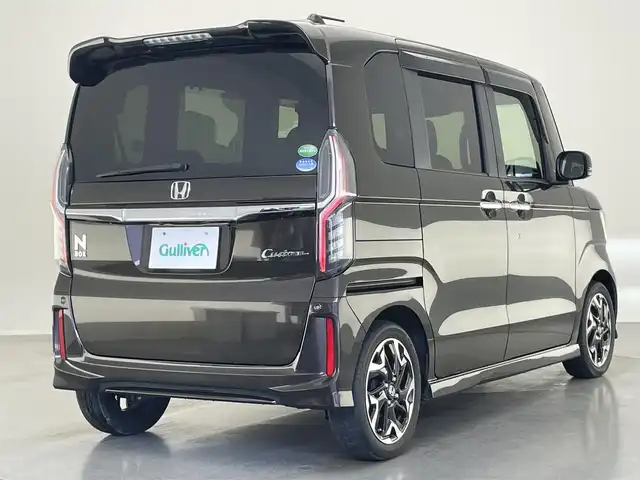 ホンダ Ｎ ＢＯＸ カスタム G L ターボ ホンダセンシング 愛知県 2019(令1)年 5.8万km プレミアムグラマラスブロンズP 純正８型ナビ　フルセグＴＶ　Ｂｌｕｅｔｏｏｔｈ　ハーフレザー　シートヒーター　両側パワースライドドア　ホンダセンシング　衝突軽減　追従クルコン　ハンドル支援　バックカメラ　ＬＥＤオートライト　禁煙車