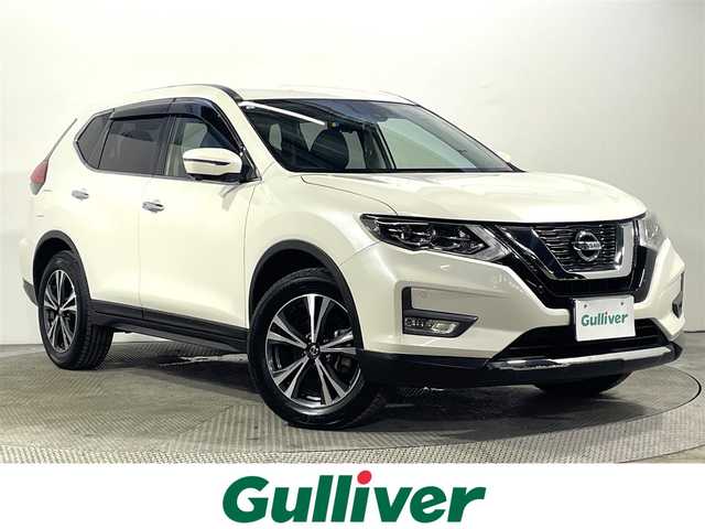 日産 エクストレイル 20Xi 大阪府 2019(平31)年 2.7万km ブリリアントホワイトパール ProPILOT 純正9incナビ(フルセグ/DVD再生/Bluetooth) 360カメラ ETC デジタルインナーミラー 革シート 電動リアゲート 衝突軽減 レーダーC BSM クリアランスソナー