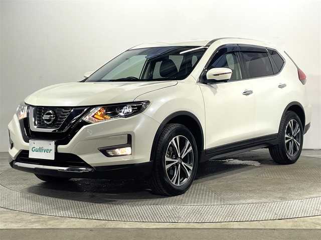 日産 エクストレイル 20Xi 大阪府 2019(平31)年 2.7万km ブリリアントホワイトパール ProPILOT 純正9incナビ(フルセグ/DVD再生/Bluetooth) 360カメラ ETC デジタルインナーミラー 革シート 電動リアゲート 衝突軽減 レーダーC BSM クリアランスソナー