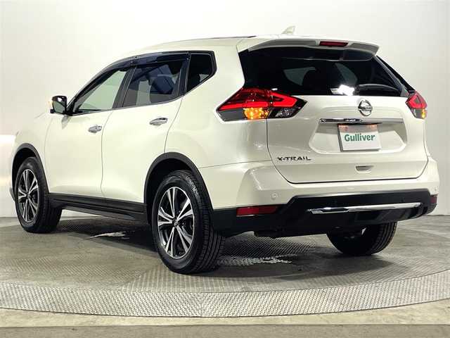 日産 エクストレイル 20Xi 大阪府 2019(平31)年 2.7万km ブリリアントホワイトパール ProPILOT 純正9incナビ(フルセグ/DVD再生/Bluetooth) 360カメラ ETC デジタルインナーミラー 革シート 電動リアゲート 衝突軽減 レーダーC BSM クリアランスソナー