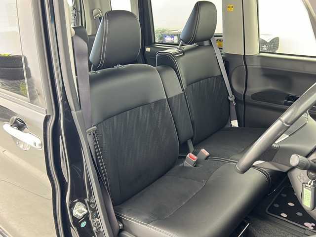 ダイハツ タント カスタム RS トップED SAⅡ 宮城県 2016(平28)年 3.8万km ブラックマイカメタリック 禁煙車/スマートアシストII/・衝突回避支援ブレーキ機能/・車線逸脱警報機能/純正8インチSDナビ/・BT.CD.DVD.SD/バックカメラ/フルセグTV/両側パワースライドドア/ハーフレザーシート/社外ドライブレコーダー（F）/LEDヘッドライト/LEDフォグライト/プッシュスタート/スマートキー/アイドリングストップ/横滑り防止/純正15インチAW/社外フロアマット/ロールサンシェード