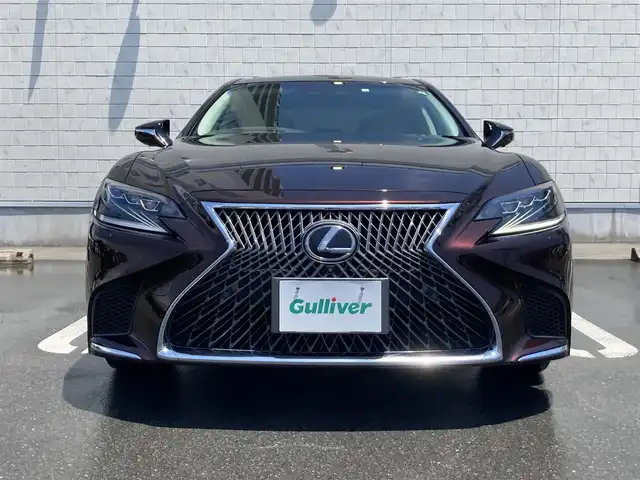 レクサス ＬＳ 500h Iパッケージ 静岡県 2018(平30)年 5万km ソニックアゲート ムーンルーフ/純正12.3型ナビ/　(Bluetooth/DVD/Blu-ray)/フルセグTV/パノラミックビューモニター/ビルトインETC2.0/レーダークルーズコントロール/クリアランスソナー/セーフティシステムプラスA/・プリクラッシュセーフティシステム/・レーンチェンジアシスト/・ドライバー異常時停車支援システム/・アダプティブハイビームシステム/・ロードサインアシスト/・先行車発進告知機能/・フロントクロストラフィックアラート/・レーントレーシングアシスト/LEDヘッドランプ/本革巻きステアリング/パドルシフト/本革シート/前席パワーシート/前席シートヒーター/ベンチレーション/プレミアムサウンドシステム/純正19インチアルミホイール/スマートエントリー/スタートシステム/禁煙車/カードキー有