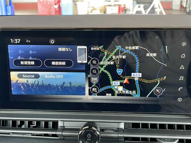日産 セレナ e－4ORCE ハイウェイスターV 長野県 2025(令7)年 0.3万km パールⅡ ４WD/純正メーカーナビフルセグTV/フリップダウンモニター/両側パワースライドドア/３６０度セーフティアシスト/プロパイロットパーキング/インテリジェントアラウンドビューモニター/インテリジェントルームミラー/ETC２.０/ステアリングヒーター/保証書・取説/スペアキー
