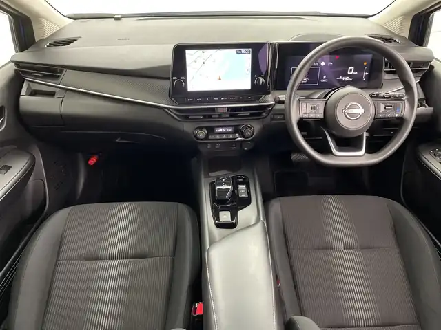 日産 ノート X 鹿児島県 2021(令3)年 2.2万km 青Ⅱ ワンオーナー/純正９型ナビ/（AM/FM/CD/DVD/Bluetooth）/プロパイロット/アラウンドビューモニター/ブラインドスポットモニター/インテリジェントルームミラー/ETC2.0/ドライブレコーダー/コーナーセンサー/レーンキープアシスト/盗難防止装置/オートライト/LEDヘッドライト/衝突被害軽減システム/純正ドアバイザー