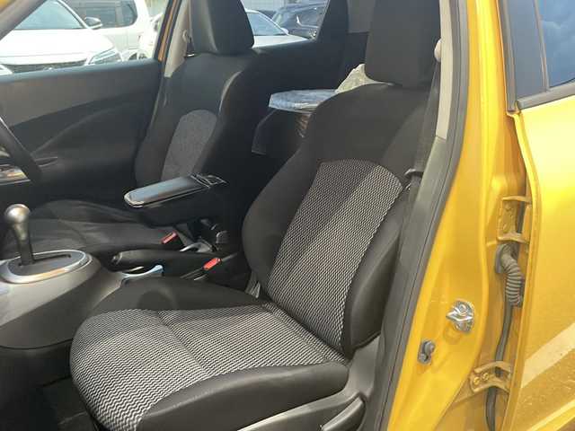 日産 ジューク 15RS 島根県 2015(平27)年 8.5万km サンライトイエロー 社外7インチメモリナビゲーション(AVIC-RZ03)/フルセグ CD DVD SD ラジオ/ETC/アイドリングストップ/電動格納ミラー/シートリフター/ヘッドライトレベライザー