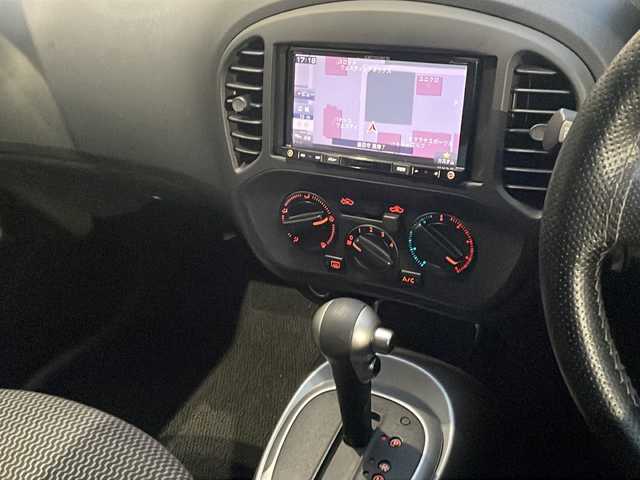 日産 ジューク 15RS 島根県 2015(平27)年 8.5万km サンライトイエロー 社外7インチメモリナビゲーション(AVIC-RZ03)/フルセグ CD DVD SD ラジオ/ETC/アイドリングストップ/電動格納ミラー/シートリフター/ヘッドライトレベライザー